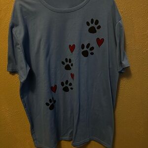 Dog print tshirt